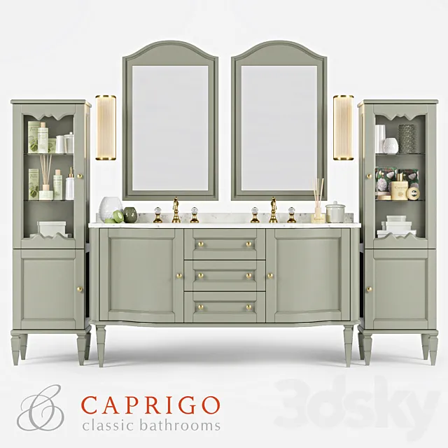 Bathroom furniture Caprigo York 3D Model