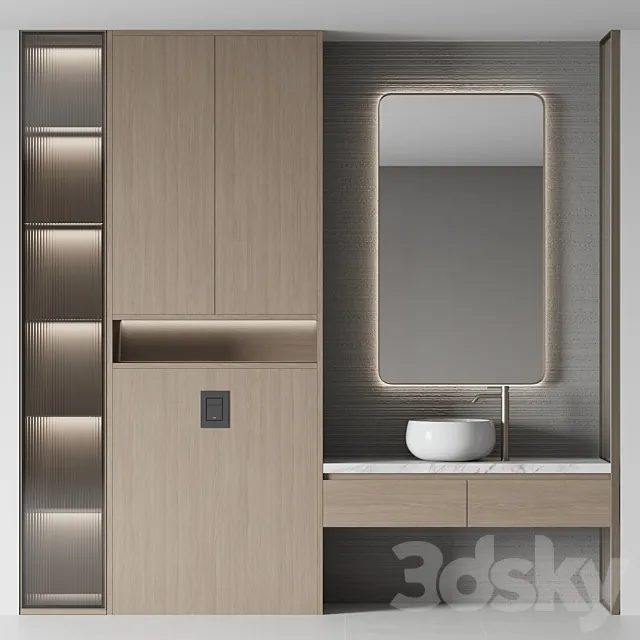 Bathroom furniture №22 3D Model