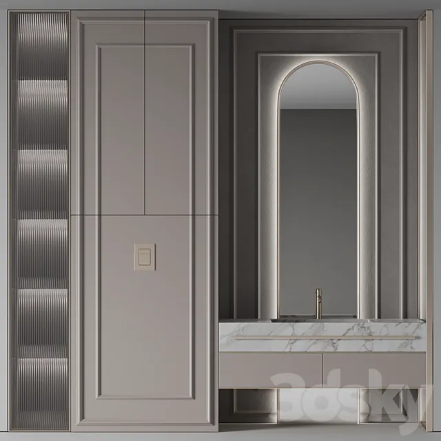 Bathroom furniture №26 3D Model