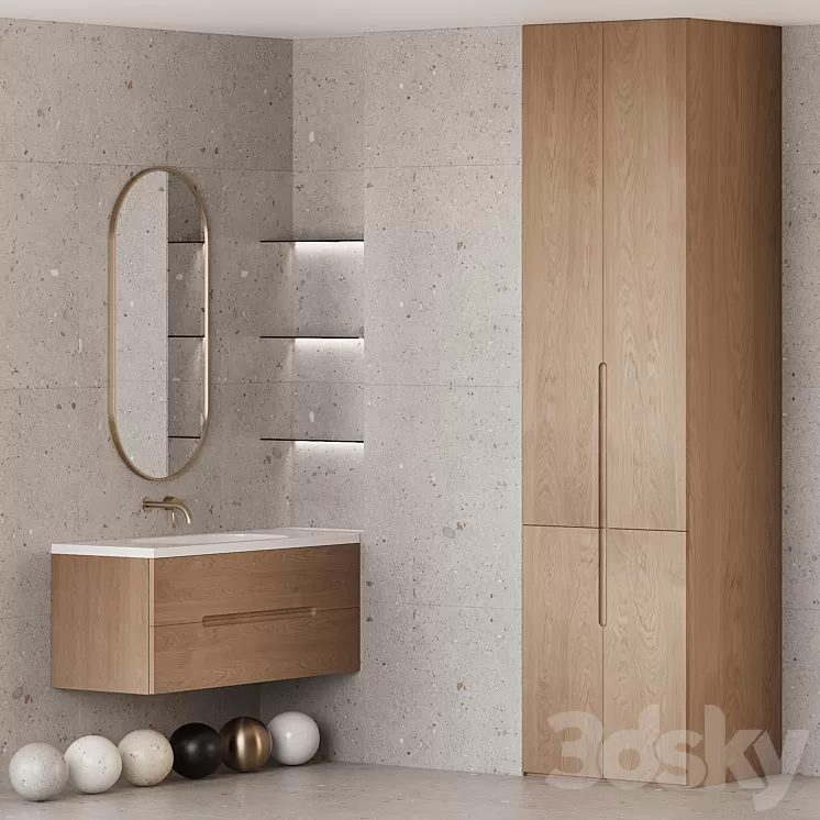 Bathroom furniture EGO 3D Model Free