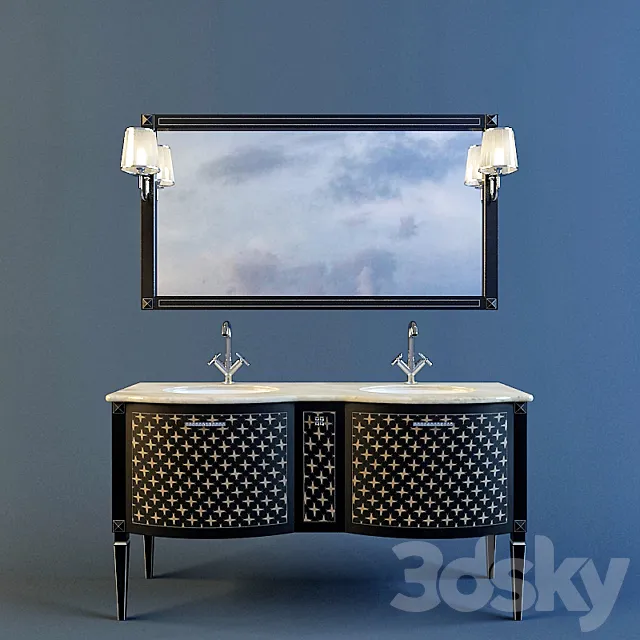 bathroom furniture La Bussola 3D Model