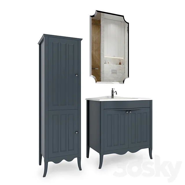 Bathroom furniture MARSEL 3D Model