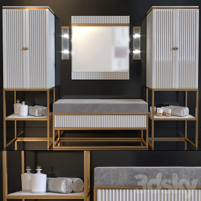Bathroom furniture OASIS Luxury Collection Academy House 3D Model
