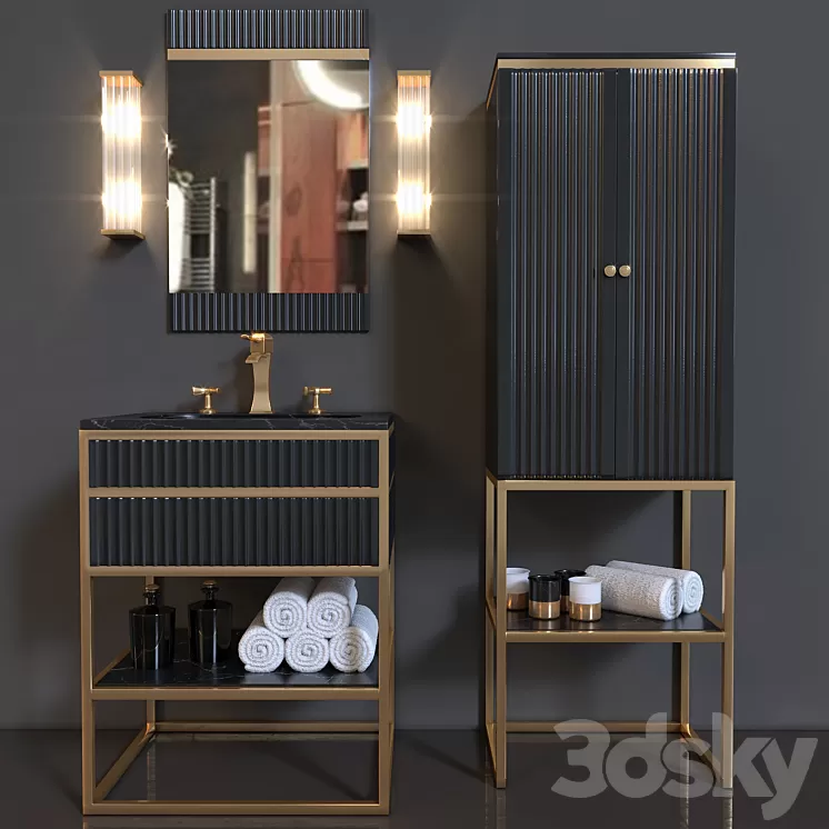 Bathroom furniture OASIS Luxury Collection Academy House 3D Model