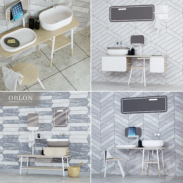Bathroom furniture Obolon 3D Model