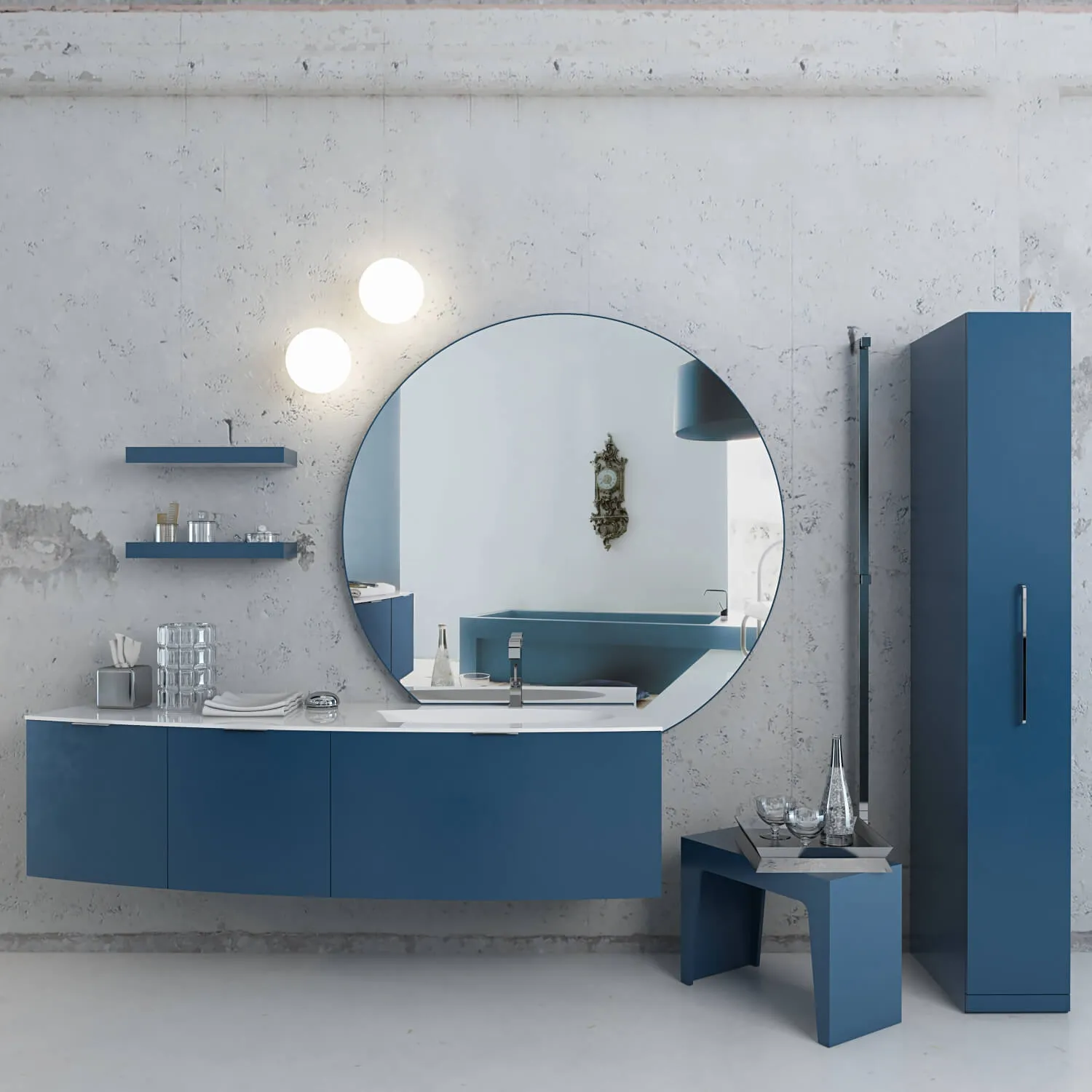 bathroom - Furniture plumbing and decoration in the bathroom - Cerasa - Maori 3D Model