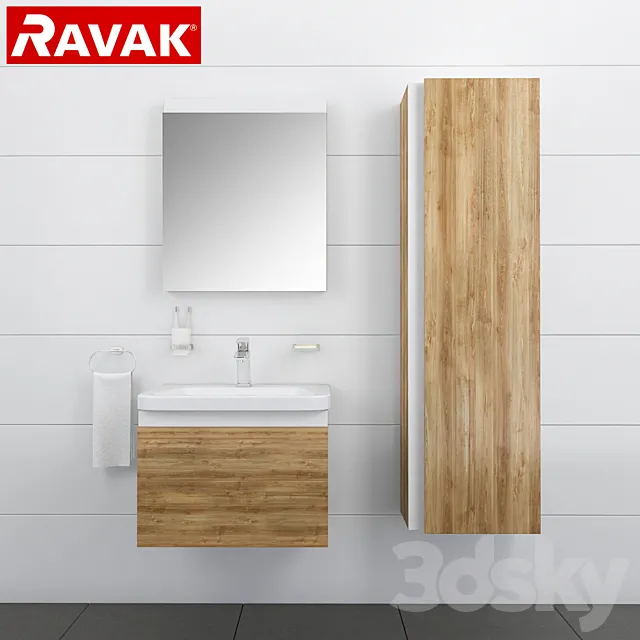Bathroom furniture RAVAK | 10 3D Model