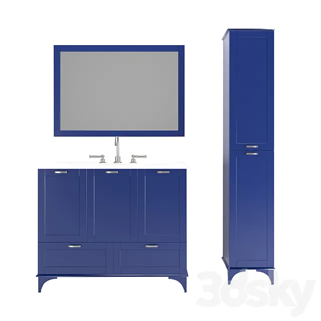 Bathroom furniture Sanflor Vanessa 3D Model