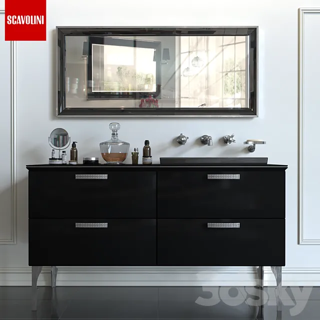 Bathroom furniture Scavolini Magnifica 3D Model