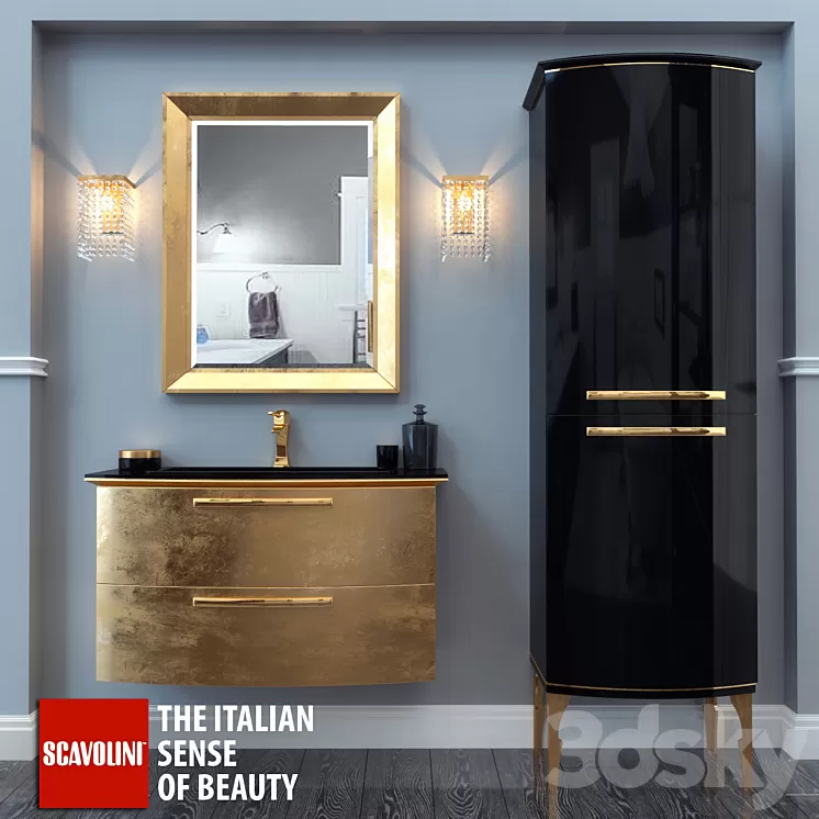 Bathroom Furniture Scavolini room 3D Model