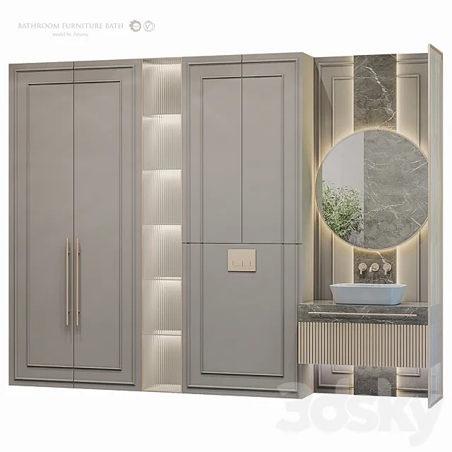 Bathroom furniture set 58 Free Download