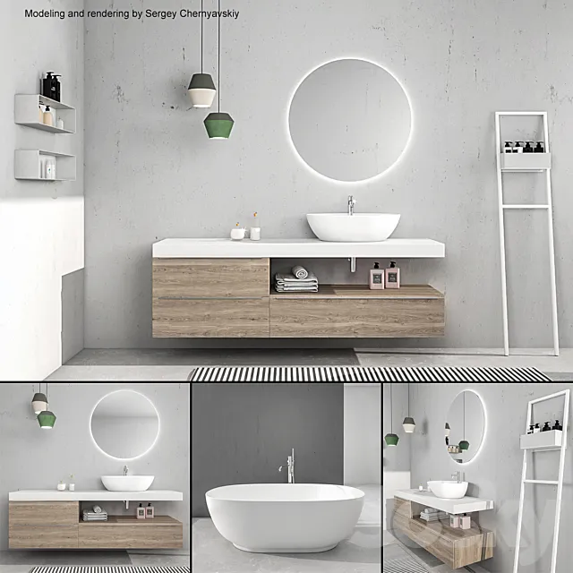 Bathroom furniture set Arcom e.Ly 4 Free Download