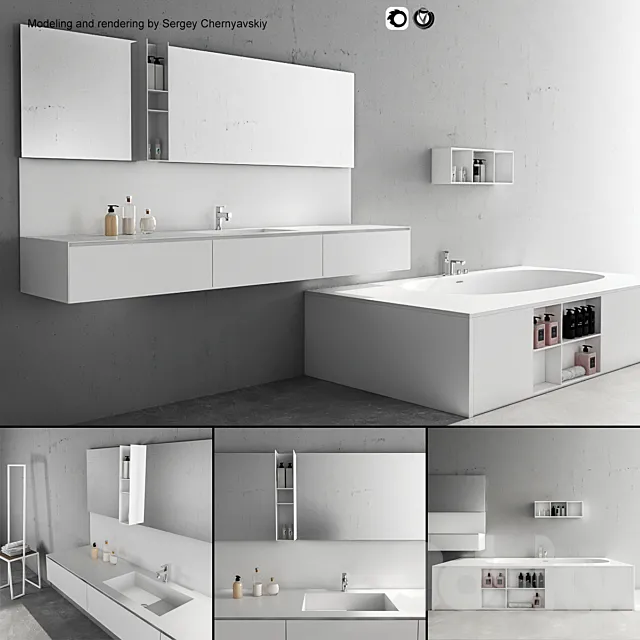 Bathroom furniture set Arcom Escape 2 Free Download