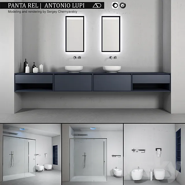 Bathroom furniture set Panta Rel 2 Free Download