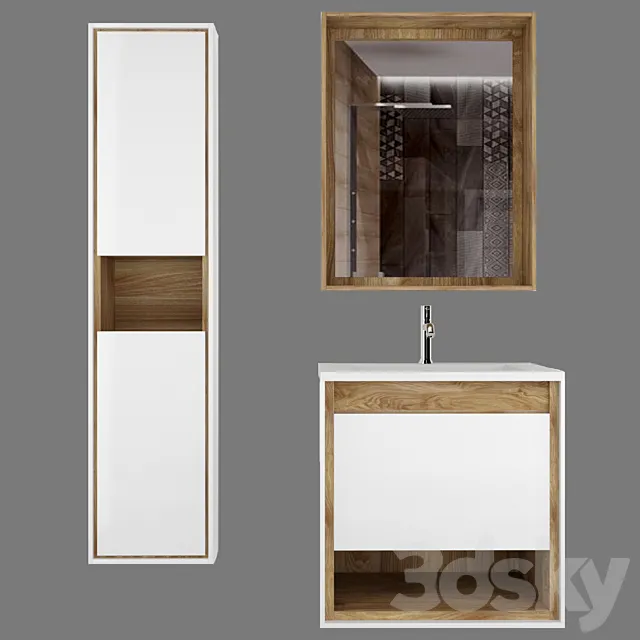 Bathroom Furniture STWORKI Olten 3D Model