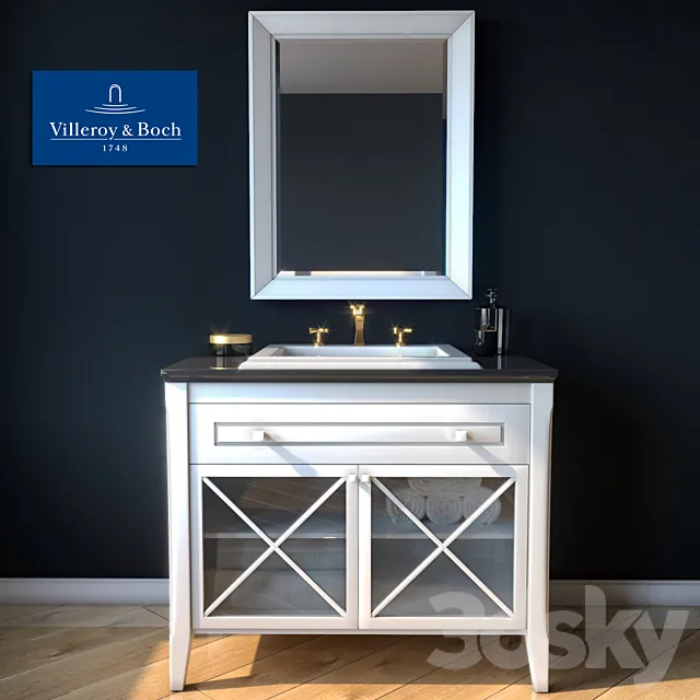 Bathroom furniture Valleroy & Boch _ Hommage furniture 3D Model