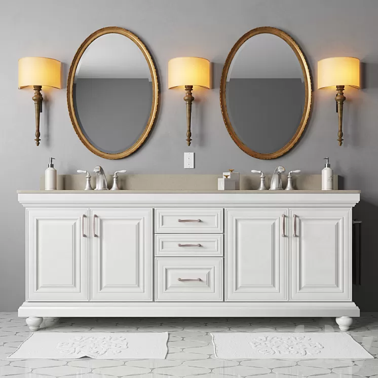 Bathroom Furniture Woodmark 3D Model