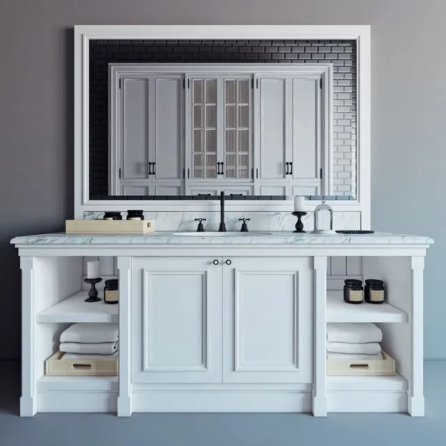Bathroom furniture05 3D Model