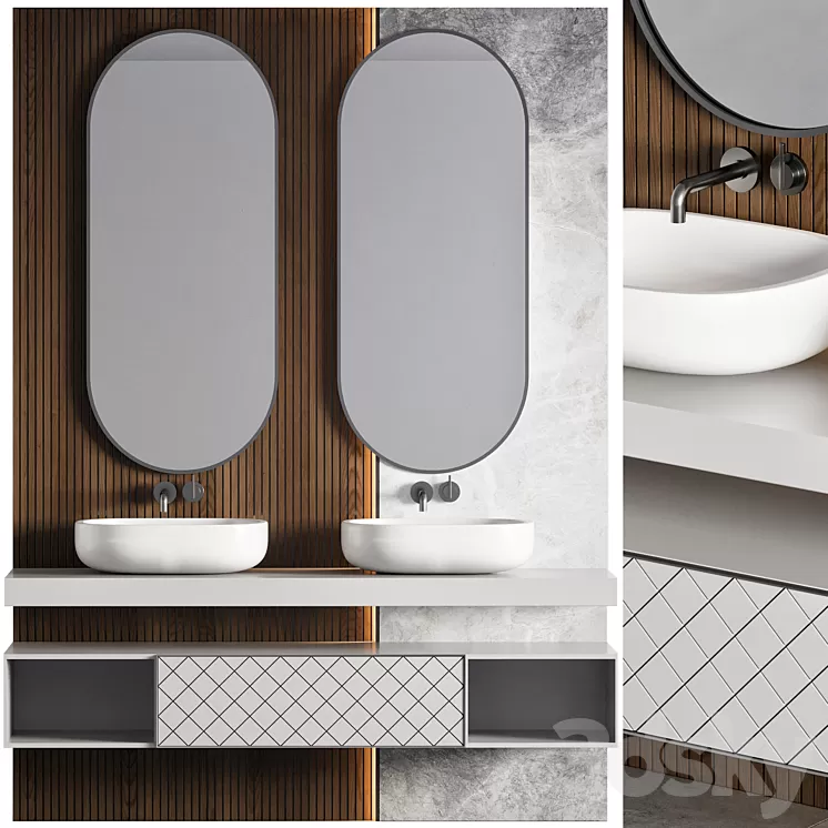 bathroom furniture30 3D Model Free