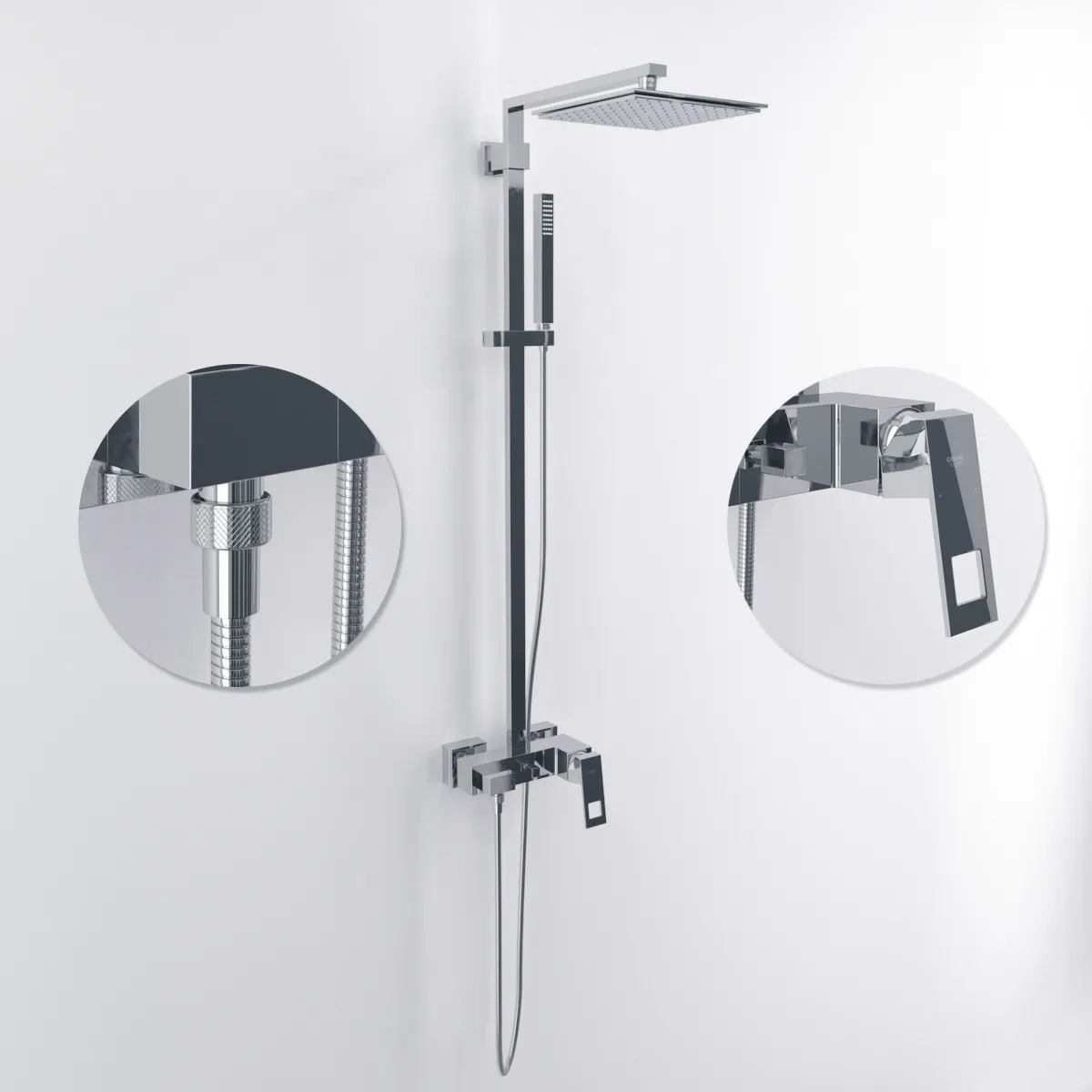 bathroom - Grohe Euphoria Cube XXL System 230 3D Model