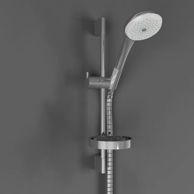 bathroom - Hansgrohe shower set Croma 100 3D Model