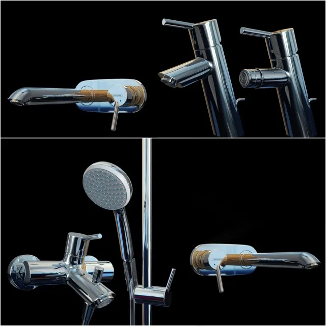 bathroom - Hansgrohe  talis S3 3D Model