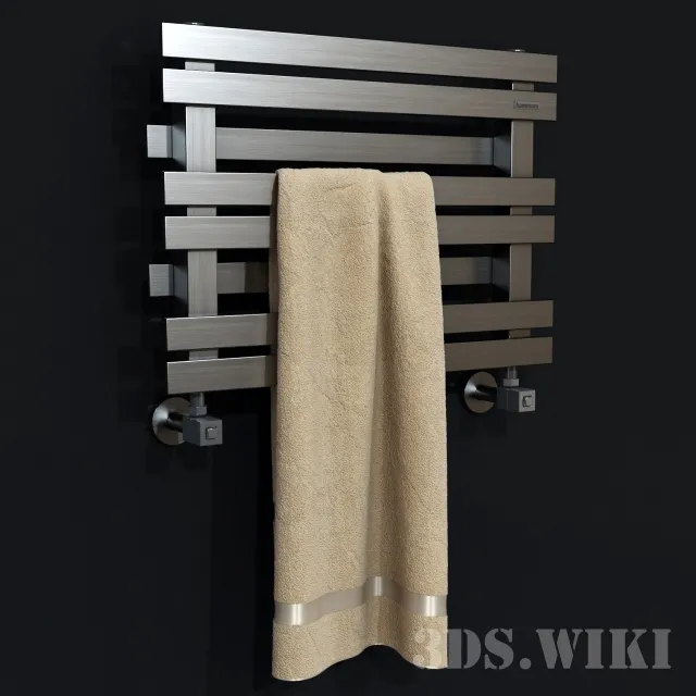 bathroom - Heated towel rail Hammam Laris 3D Model