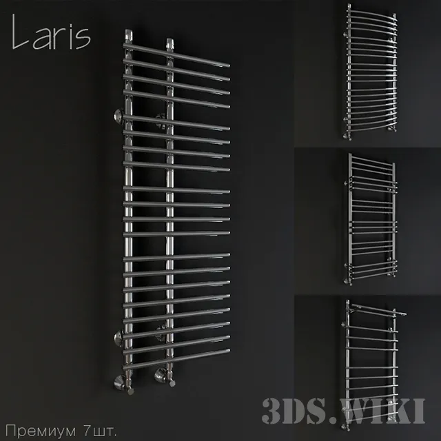 bathroom - Heated towel rail Laris Premium collection 3D Model
