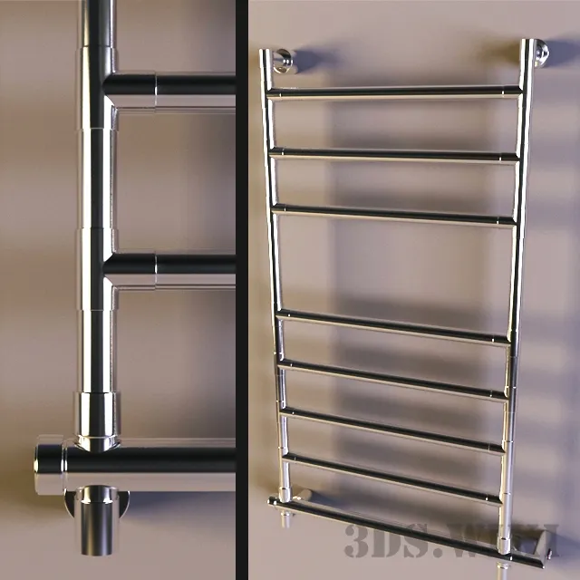 bathroom - Heated towel rail Margaroli Sereno 3D Model