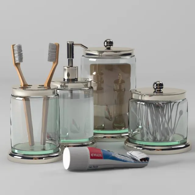 bathroom - Holden bath accessories 3D Model