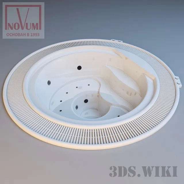 bathroom - Hot tub pool Novum 3D Model