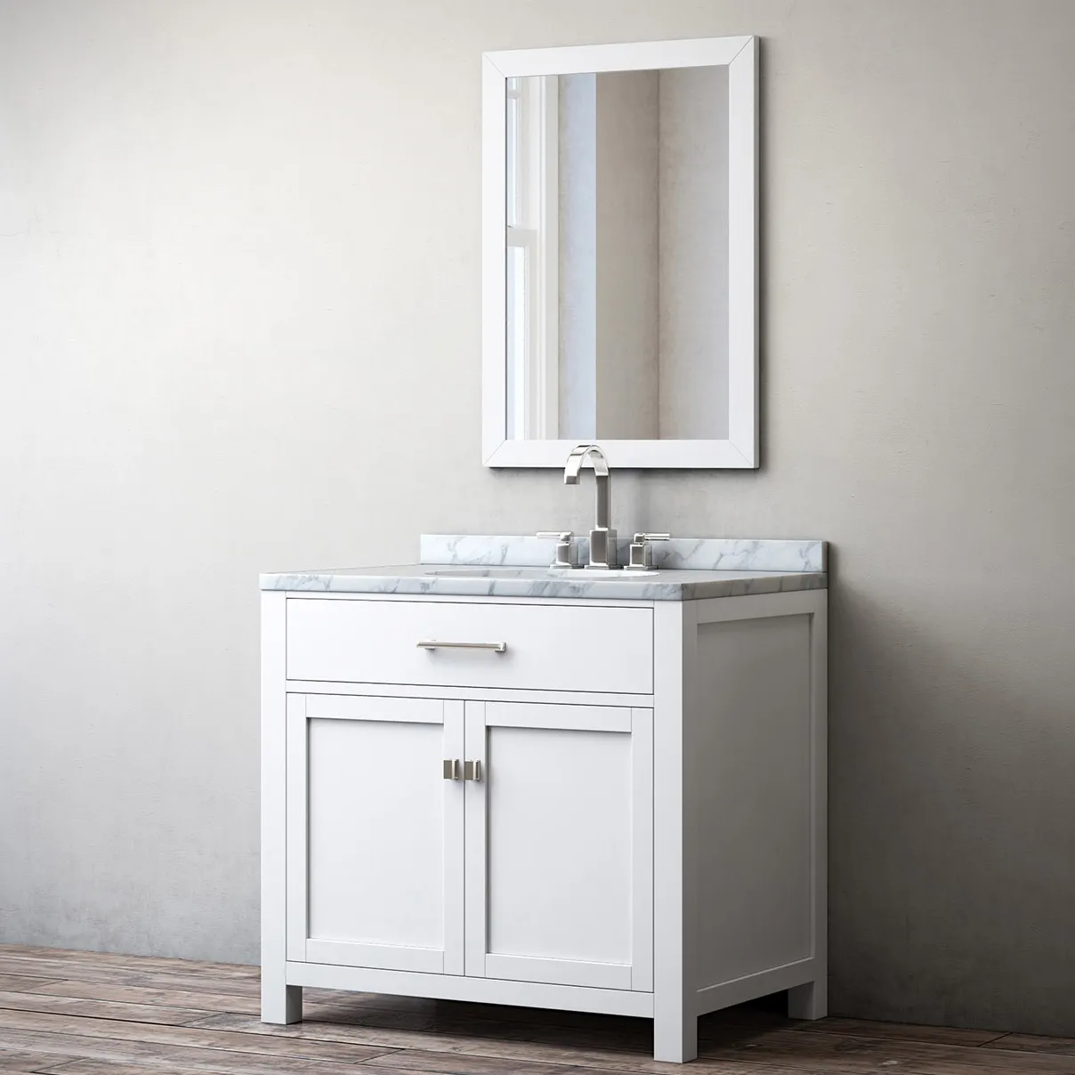 bathroom - Hutton single vanity 3D Model
