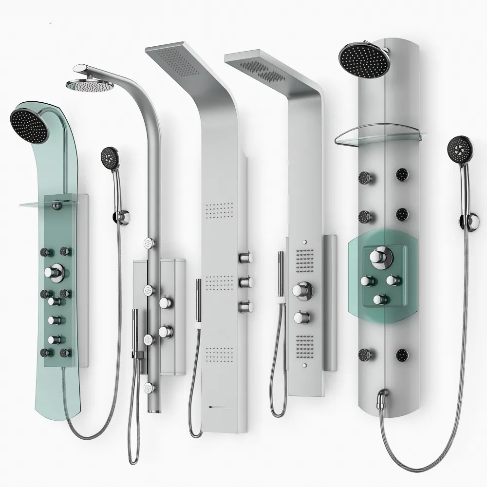 bathroom - Hydromassage panels Ravak set 21 3D Model