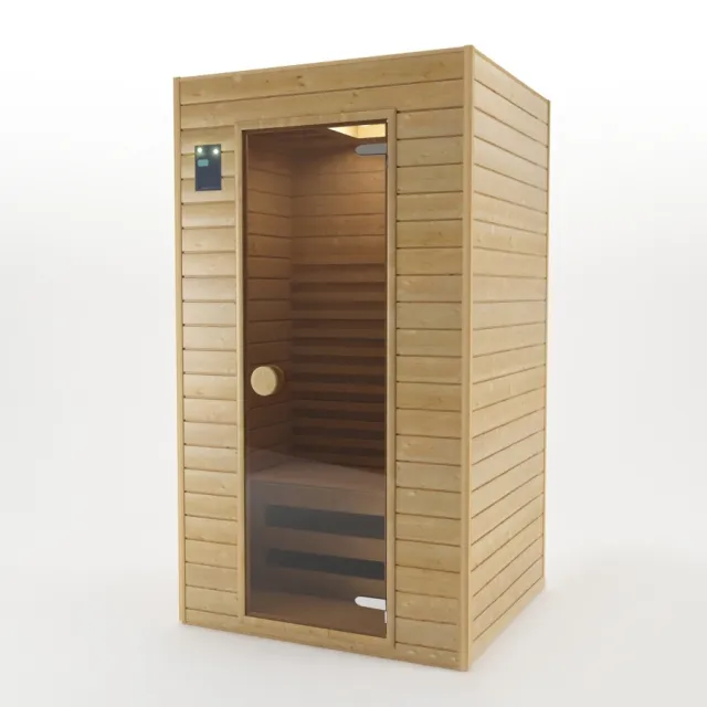 bathroom - Infrared sauna Magic Sun 3D Model