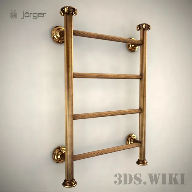 bathroom - Jorge heated towel rail 3D Model