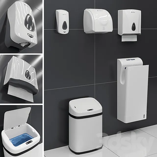 Bathroom Kit: Ksitex 3D Model
