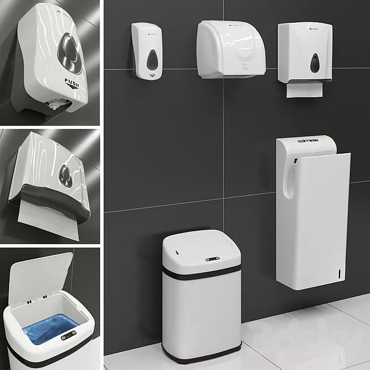 Bathroom Kit: Ksitex 3D Model