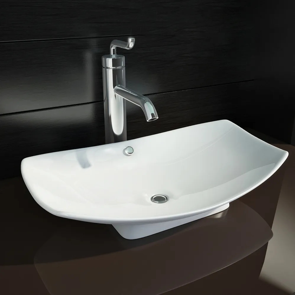 bathroom - Kohler Leaf+Kohler Purist washbasin 3D Model