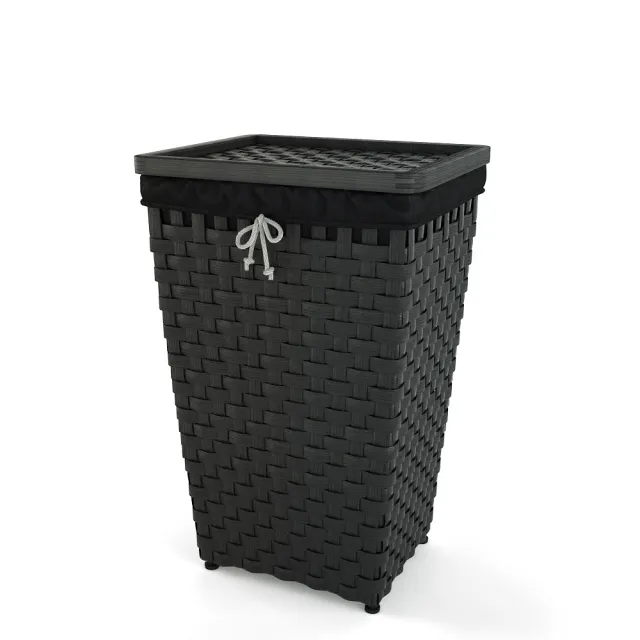 bathroom - Laundry basket Ikea Knarra 3D Model