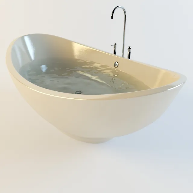 bathroom - Lavasca Rapse washbasin 02 3D Model