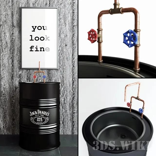 bathroom - Loft Sink 3D Model