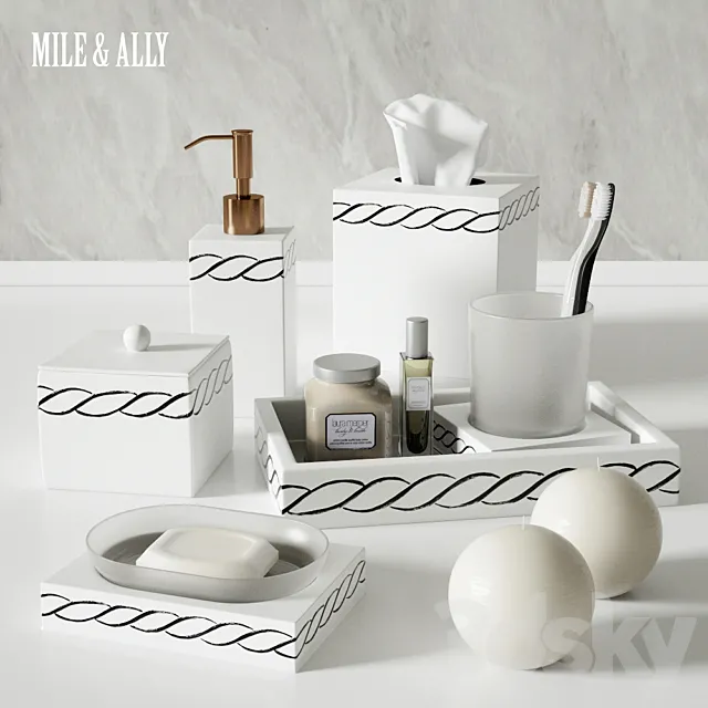 Bathroom Mike & Ally 3D Model