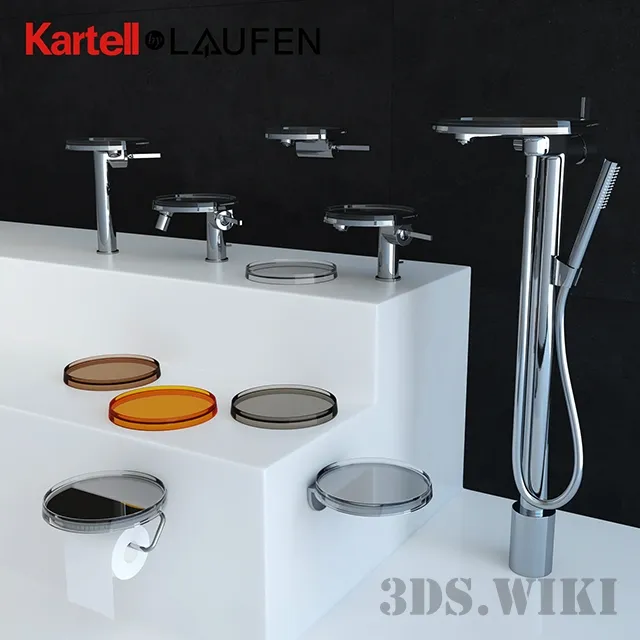 bathroom - Mixers KARTELL by LAUFEN 3D Model
