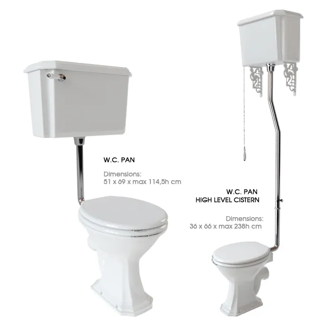 bathroom - Oxford toilet bowl 3D Model