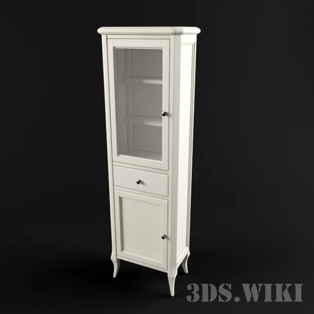 bathroom - Pencil case on legs 55cm AM.PM 5 O'Clock M25СSX0553SG 3D Model