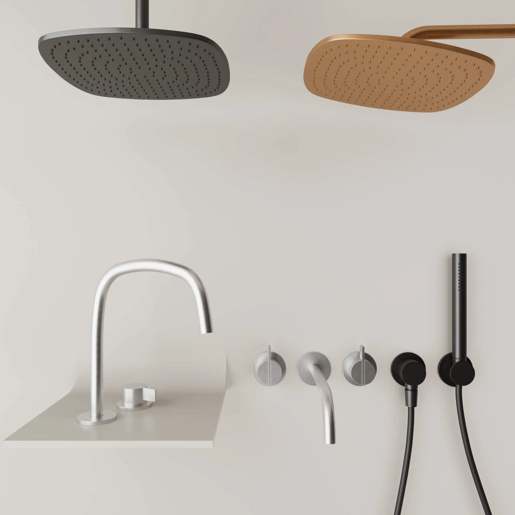 bathroom - Piet Boon bath set 3D Model