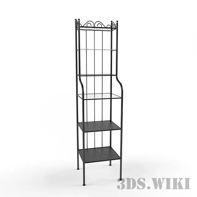 bathroom - Rack IKEA Ronnskar 3D Model