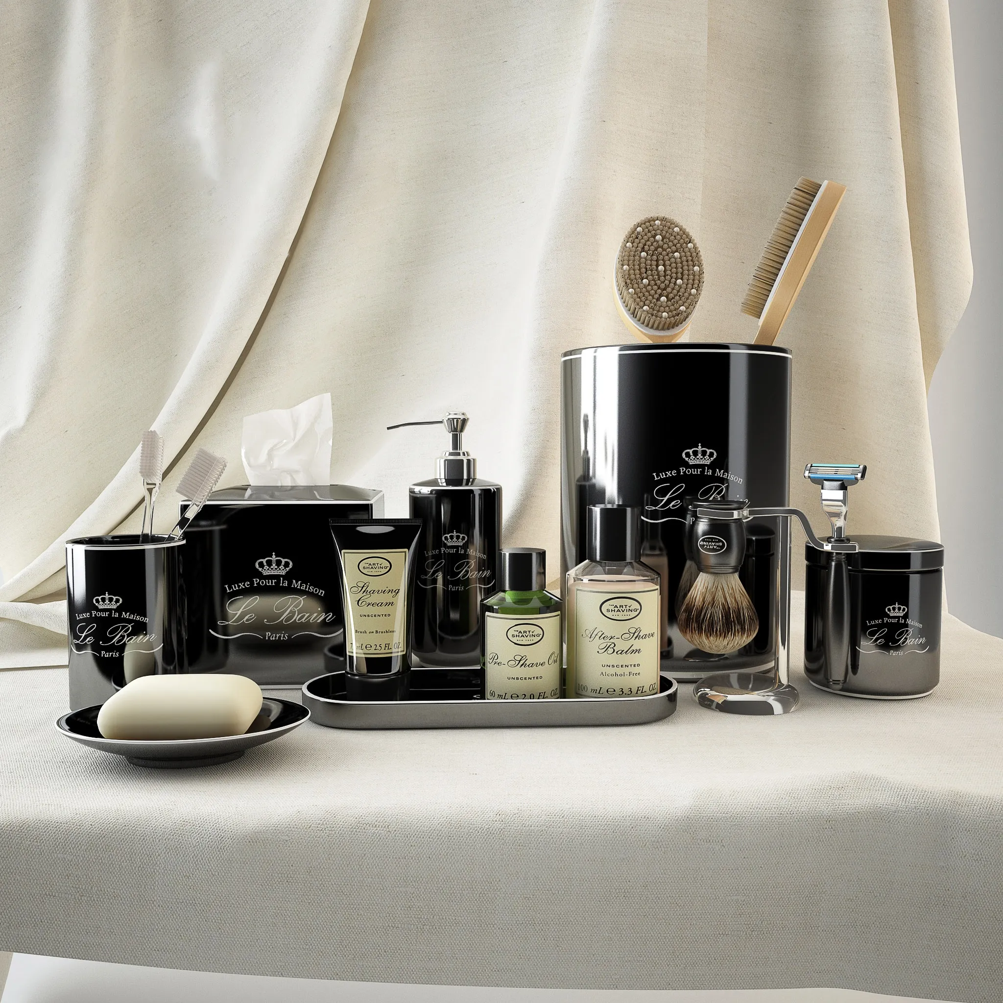 bathroom - RH bath set 2 3D Model