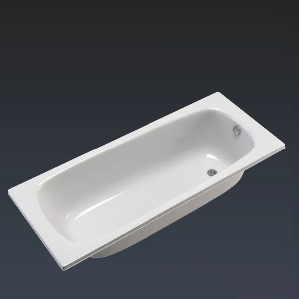 bathroom - Roca Continental 1700 x 700 3D Model