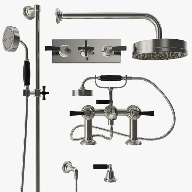bathroom - Samuel Heath - Style modern mixer filler and shower 3D Model